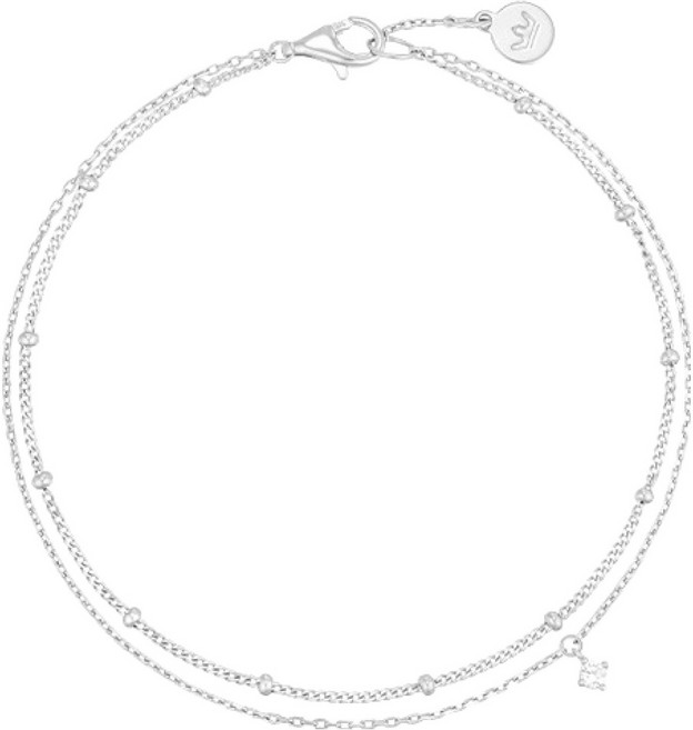 제이에스티나 여성용 라라 J 2줄 팔찌 +메시지카드+헤어슈슈+쇼핑백