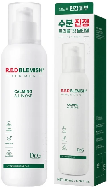 닥터지 레드 블레미쉬 포 맨 진정 올인원, 200ml, 1개 - 쿠팡