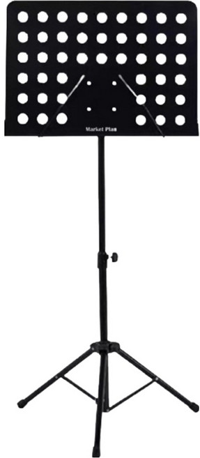 마켓플랜 리프트 접이식 악보 보면대, 블랙, 1개