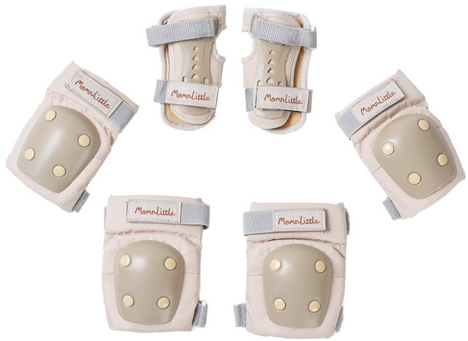 맘앤리틀 유아용 퍼스트 보호장비 세트 2, 베이지, 1개