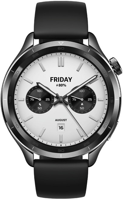 샤오미 워치 S4, 블랙, 36.322mm, GPS + 블루투스