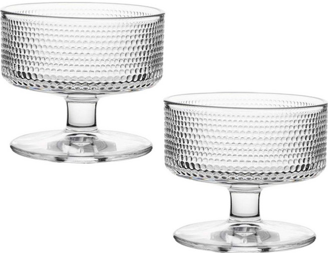 프렌치마르스 와이드 푸딩 아이스크림 디저트 고블렛잔 MMM2677, 10번, 2개