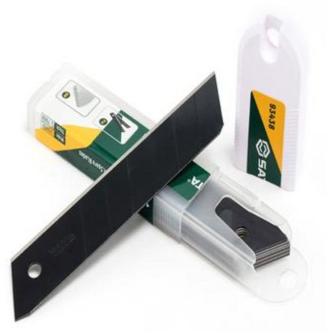 사타 컷터칼 날 대형 25 x 125 mm 93438 10p, 1개