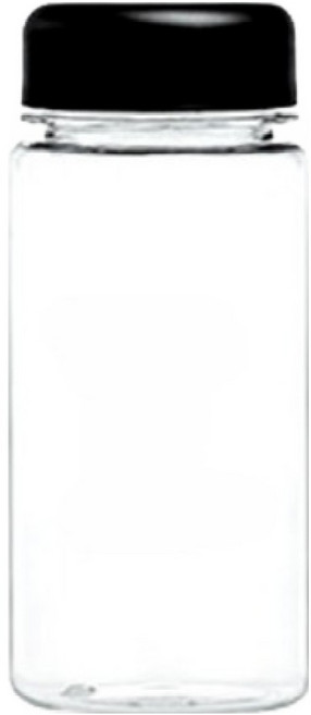 해피위더스 트라이탄 마이 보틀, 블랙, 350ml, 1개