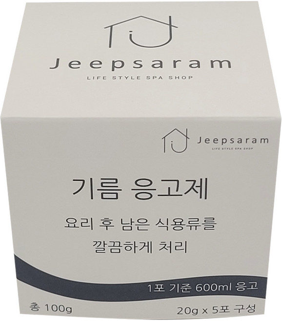 집사람 기름 응고제 5p, 100g, 1개