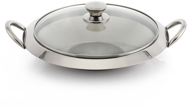 더블더블유 인덕션 통3중 IH 로얄전골 + 뚜껑 세트, 1개, 30cm