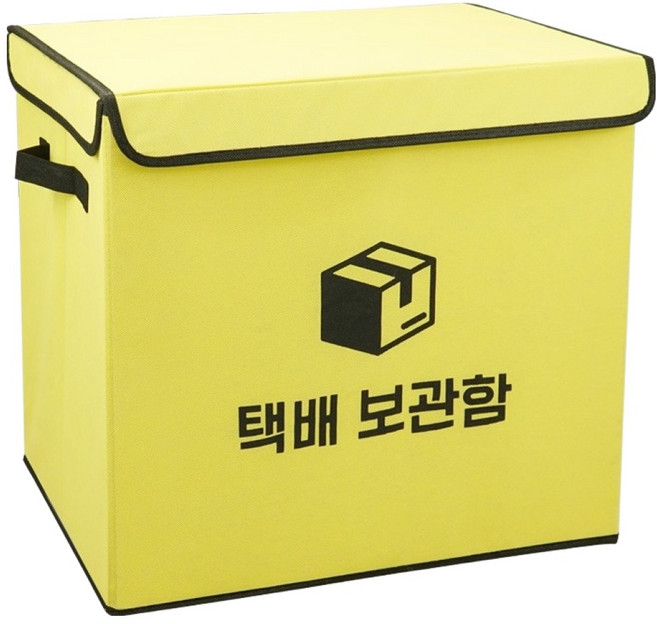 컴스 가정용 택배 보관함 중형 IH902, 옐로우, 1개