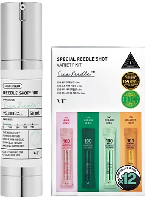 브이티코스메틱 리들샷 100 50ml + 스페셜 리들샷 버라이어티 키트 4종 x 3p 세트, 1세트 - 쿠팡