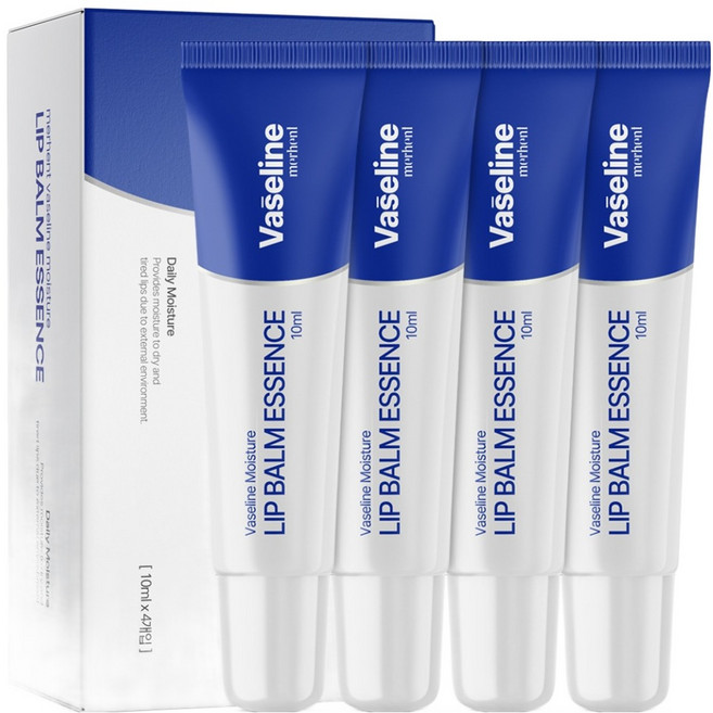 메르헨트 바세린 모이스처 립밤 에센스, 무향, 10ml, 4개