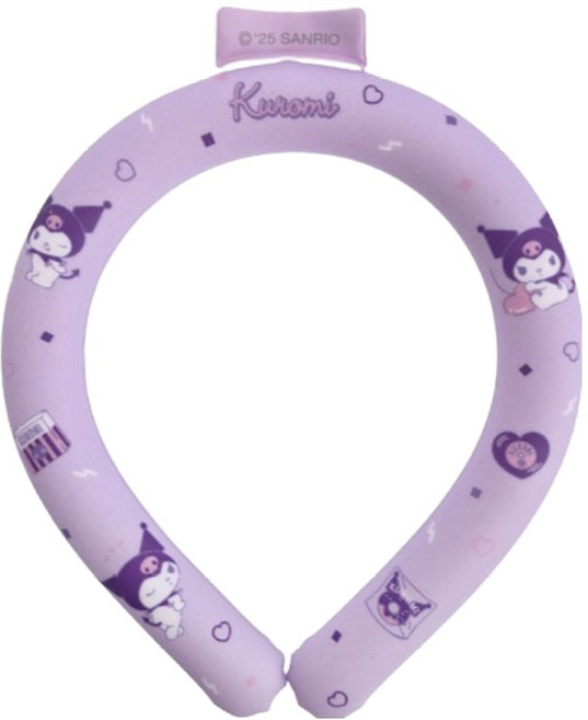 산리오 쿠로미 파스텔 넥쿨러 OCHKC80014, 퍼플, 1개