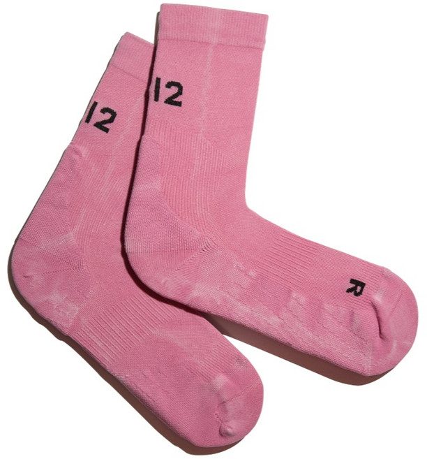 리투 피그먼트 러닝 크루 스포츠 양말 세트, 빈티지핑크, 1세트