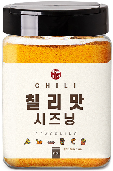 바른미각 칠리맛 시즈닝, 1개, 210g