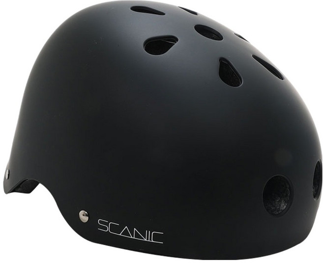 에이유테크 스카닉 스포츠 헬멧, 블랙, 1개