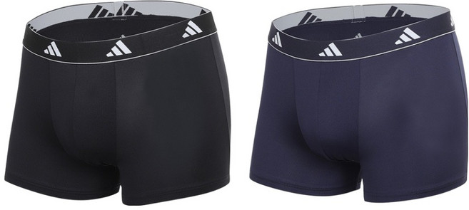 아디다스 남성용 에어로레디 드로즈 팬티 2종 세트