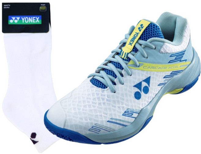 요넥스 캐스케이드 엑셀 배드민턴화 SHB-CA1EX + 중목 양말 229SN009M 세트