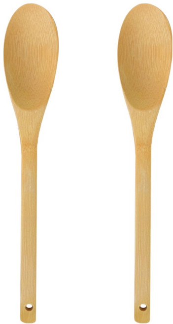 대나무 볶음스푼 28cm, 원목, 2개