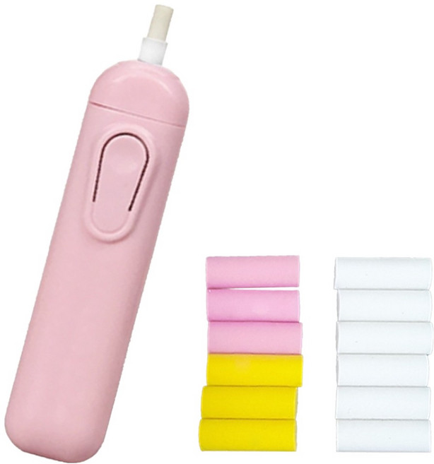 아가플러스 심플 파스텔 전동 지우개 + 리필 심 세트, 랜덤발송, 1세트