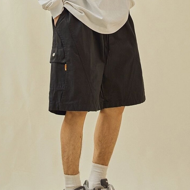 MarketA 男款多口袋五分褲