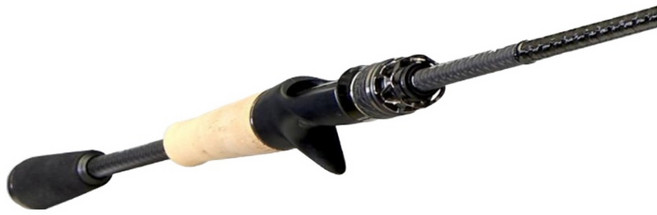 아부가르시아 부가레티 X40 액션 배스 낚시대 BGXC-68M+, 블랙 + 실버