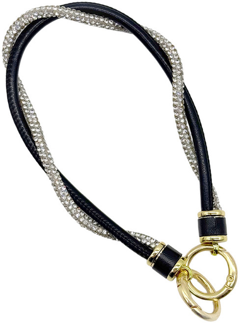 하이온 손목 핸드폰 큐픽 핸디 스트랩 53, 블랙, 1개