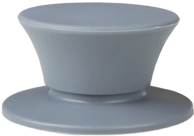 키밍 교체용 실리콘 냄비꼭지, 그레이, 1개