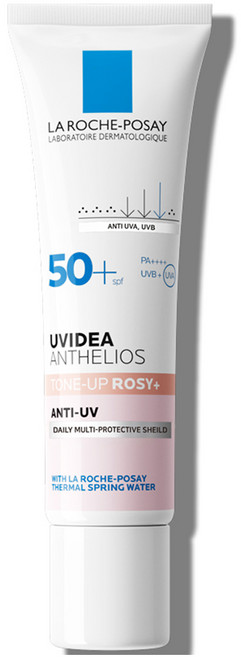 라로슈포제 유비데아 톤업 로지 플러스 글로우 선크림 SPF50+ PA++++, 30ml, 1개