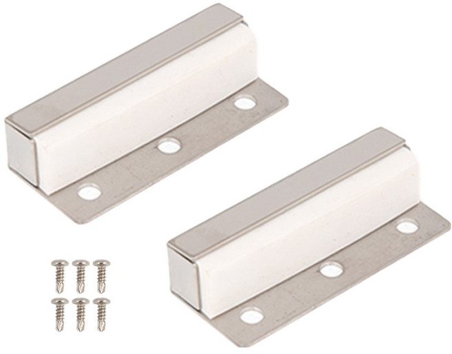 철물대장 유리문 상부 철문 강화도어 스토퍼, 스텐, 2개