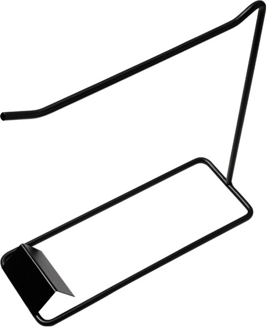 쿠리풀 키링 악세서리 일자형 거치대 1열, 1개, 블랙