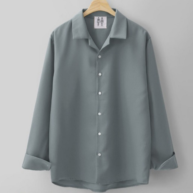 엠엔씨 남성용 트윌리티 오픈카라 셔츠 MDLS514MT