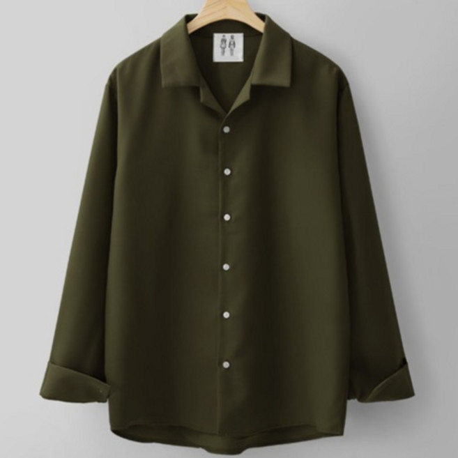 엠엔씨 남성용 트윌리티 오픈카라 셔츠 MDLS514MT