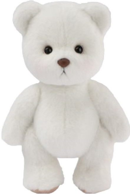 테디테일즈 레나베어 단모 인형 S + 쇼핑백, 20cm, 화이트, 1개