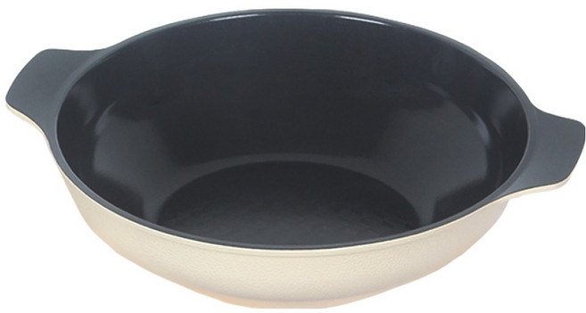 Elga 티타늄 주물 양수웍팬, 28cm, 1개