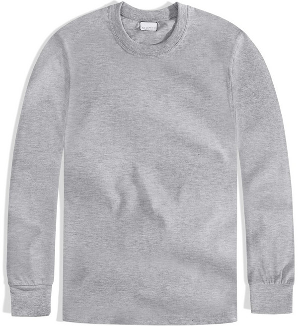 남녀공용 소프트30수 통기성 라운드 긴팔 티셔츠 MDLT769UN