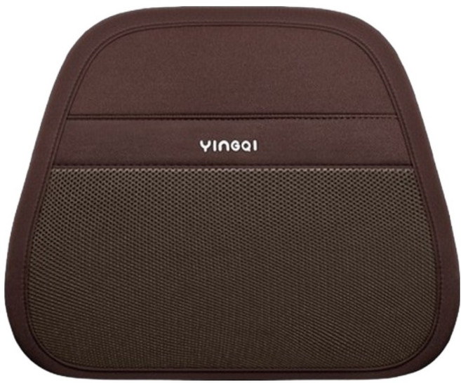 Ez2mk 크리에이티브 사계절 통기성 차량용 시트 등지지대 MS-650, 브라운, 1개