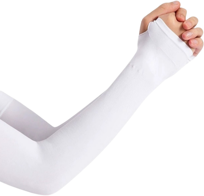 HnEx 아이스 방수 손등 쿨토시 2p, 화이트, 1개