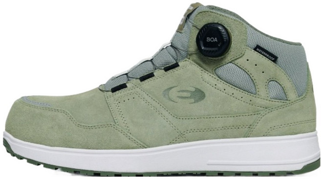 아이더세이프티 ES 612 작업화, 카키, 1개