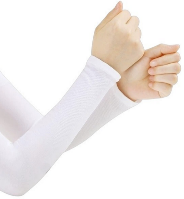 HnEx 아이스 방수 손목 쿨토시 2p, 화이트, 1개