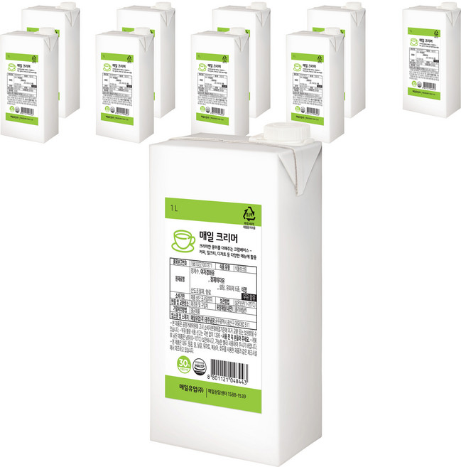 매일유업 크리머, 10개, 1L