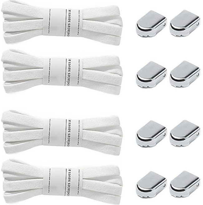 엘쏘 간편한 매듭없는 스판 탄성 버클 신발끈