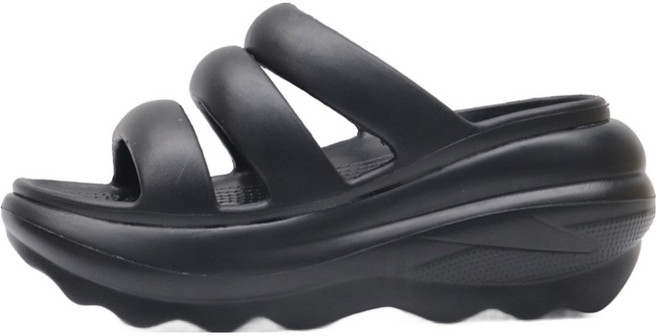 토퍼스 여성용 에바 키높이 통굽 EVA 슬리퍼 6.5cm