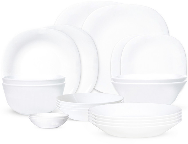 바칠레 2인 그릇 세트 20p, 리얼 화이트, 1세트, 8종