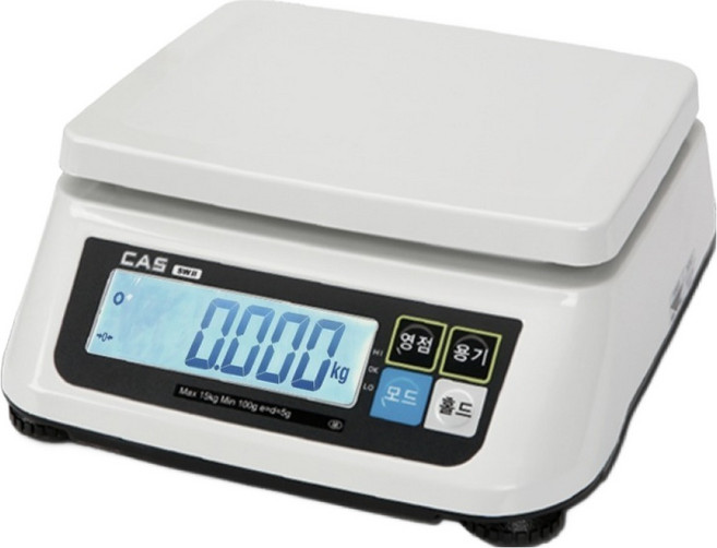 카스 단순 중량 전자저울, 30kg, 혼합색상, SWII-30CS