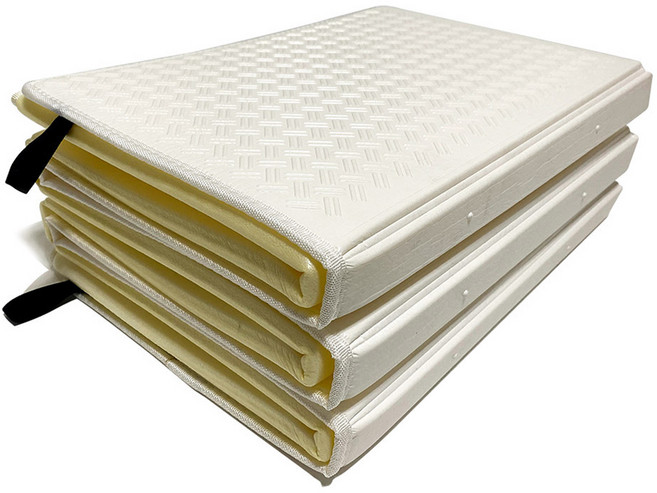 자니캠핑 크림매트 + 단조팩 + 가방 세트, 화이트테두리