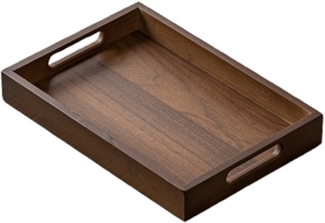 꼬까 우드 사각 트레이 손잡이, 1개