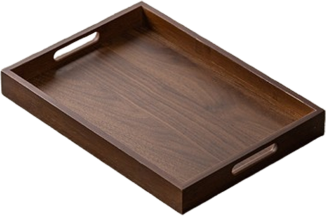 꼬까 우드 사각 트레이 손잡이, 1개
