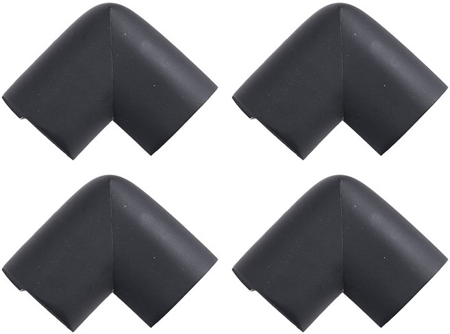 마롤로뜨 유아용 가드 모서리 보호대 코너형, 블랙, 4개