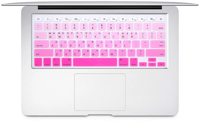 애니클리어 2025년 맥북 에어15 키보드 키스킨 A3241, 핑크 그라데이션, 1개