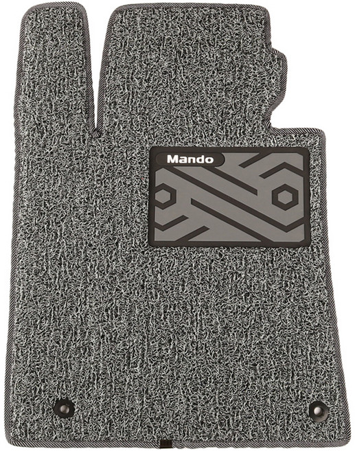 HL만도 컬러풀 엣지 와이드 볼륨쿠션 코일카매트 운전석, 그레이, 삼성 더뉴QM6 2019년 7월