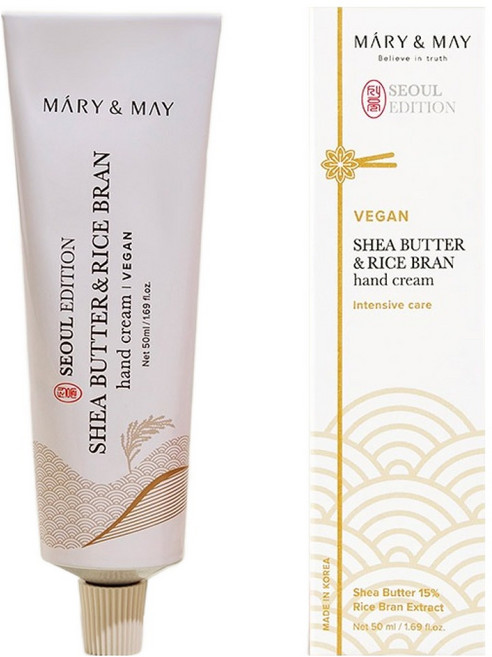 마리엔메이 시어버터 앤 라이스브랜 핸드 크림, 1개, 50ml