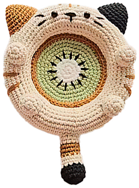 上手家居 編織材料包, 1組, 貓咪 咖啡色